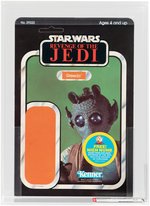 STAR WARS: REVENGE OF THE JEDI (1983) - GREEDO PROOF CARD AFA 85 NM+.