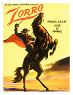 "ZORRO PENCIL CRAFT COLOR BY NUMBERS" BOXED SET.