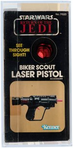 STAR WARS: RETURN OF THE JEDI (1984) - BIKER SCOUT LASER PISTOL AFA 80 NM.