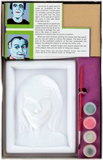 THE MUNSTERS PAINT-A-PLAQUE - LILY MUNSTER UNUSED BOXED SET.