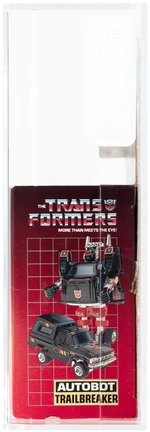 TRANSFORMERS (1984) SERIES 1 CAR - TRAILBREAKER AFA 80 NM (NO RUBSIGN).