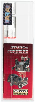 TRANSFORMERS (1984) SERIES 1 CAR - TRAILBREAKER AFA 80 NM (NO RUBSIGN).