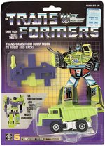 TRANSFORMERS (1985) SERIES 2 CONSTRUCTICON - LONG HAUL CARDED ACTION FIGURE.