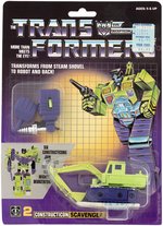 TRANSFORMERS (1985) SERIES 2 CONSTRUCTICON - SCAVENGER CARDED ACTION FIGURE.