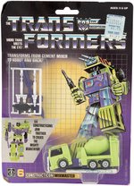 TRANSFORMERS (1985) SERIES 2 CONSTRUCTICON - MIXMASTER CARDED ACTION FIGURE.