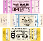 VAN HALEN 1979 CONCERT TICKET TRIO.