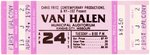 VAN HALEN 1979 CONCERT TICKET TRIO.