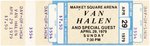 VAN HALEN 1979 CONCERT TICKET TRIO.