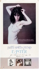 PATTI SMITH SIGNED EASTER RECORD STORE STANDEE DISPLAY.