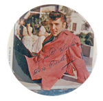 ELVIS BY POOL 1956 RARE 2.5".