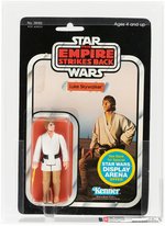 STAR WARS: THE EMPIRE STRIKES BACK (1981) - LUKE SKYWALKER 45 BACK AFA 75 EX+/NM (BROWN HAIR).