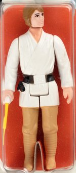 STAR WARS: THE EMPIRE STRIKES BACK (1981) - LUKE SKYWALKER 45 BACK AFA 75 EX+/NM (BROWN HAIR).