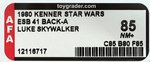 STAR WARS: THE EMPIRE STRIKES BACK (1980) - LUKE SKYWALKER 41 BACK-A AFA 85 NM+.