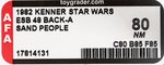 STAR WARS: THE EMPIRE STRIKES BACK (1982) - SAND PEOPLE 48 BACK-A AFA 80 NM.