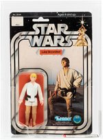 STAR WARS - LUKE SKYWALKER 12 BACK-A AFA 75 EX+/NM.