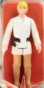 STAR WARS - LUKE SKYWALKER 12 BACK-A AFA 75 EX+/NM.