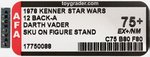 STAR WARS (1978) - DARTH VADER 12 BACK-A AFA 75+ EX+/NM (SKU ON FOOTER).