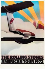 THE ROLLING STONES - AMERICAN TOUR 1972 CONCERT POSTER TOUR BLANK.