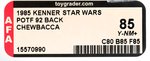 STAR WARS: THE POWER OF THE FORCE (1985) - CHEWBACCA 92 BACK AFA 85 Y-NM+.