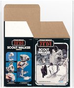 STAR WARS: REVENGE OF THE JEDI (1983)- SCOUT WALKER VEHICLE BOX FLAT AFA 80 NM.