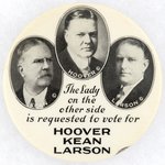 HOOVER, KEAN AND LARSON NEW JERSEY COATTAIL TRIGATE MIRROR.