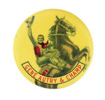 AUTRY RARE ENGLISH BUTTON.