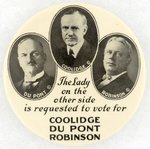 COOLIDGE, DU PONT, ROBINSON NEW JERSEY COATTAIL TRIGATE MIRROR.