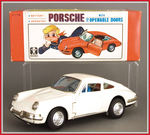 "PORSCHE/BENZ TAXI" BOXED BATTERY OPERATED PAIR.