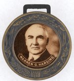 WARREN HARDING SEPIA PORTRAIT FOB.