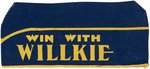 "WIN WITH WILLKIE" YELLOW AND BLUE HAT.