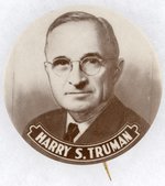 LARGEST VARIETY "HARRY S. TRUMAN" PORTRAIT BUTTON.