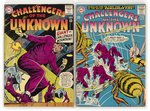 CHALLENGERS OF THE UNKNOWN SILVER AND BRONZE AGE LOT OF 20 COMIC ISSUES.