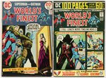 WORLD'S FINEST COMICS BRONZE AGE LARGE LOT OF 42 COMIC ISSUES.