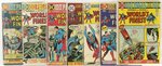 WORLD'S FINEST COMICS BRONZE AGE LARGE LOT OF 42 COMIC ISSUES.