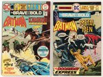 BRAVE AND THE BOLD BRONZE AGE LOT OF 59 COMIC ISSUES.