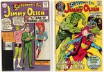 SUPERMAN'S PAL JIMMY OLSEN SILVER AND BRONZE AGE LOT OF 8 COMIC ISSUES.