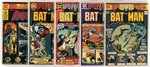 BATMAN SILVER AND BRONZE AGE LOT OF 16 COMIC ISSUES.