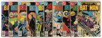 BATMAN BRONZE AGE RUN OF 19 COMIC ISSUES.