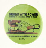 ANTI-BUSH & ROVE BUTTON BY BRIAN CAMPBELL.