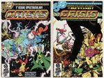 CRISIS ON INFINITE EARTHS COPPER AGE COMPLETE RUN OF 12 COMIC ISSUES (DEATH OF FLASH, SUPERGIRL).