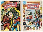 JUSTICE LEAGUE OF AMERICA BRONZE AGE LARGE LOT OF 54 COMIC ISSUES.