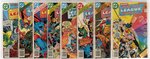 JUSTICE LEAGUE OF AMERICA BRONZE AGE LARGE LOT OF 54 COMIC ISSUES.