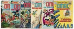 O.M.A.C. BRONZE AGE COMPLETE RUN OF EIGHT COMIC ISSUES.