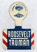 PATRIOTIC RWB ROOSEVELT AND TRUMAN TAB.