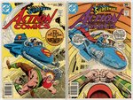 ACTION COMICS BRONZE AND COPPER AGE LARGE LOT OF 79 COMIC ISSUES (FIRST VIXEN).