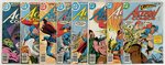 ACTION COMICS BRONZE AND COPPER AGE LARGE LOT OF 79 COMIC ISSUES (FIRST VIXEN).