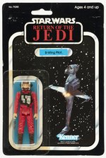 STAR WARS: RETURN OF THE JEDI (1983) - B-WING PILOT 77 BACK-A CARDED ACTION FIGURE.