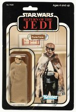 STAR WARS: RETURN OF THE JEDI (1983) - PRUNE FACE 77 BACK-A CARDED ACTION FIGURE.