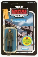 STAR WARS: THE EMPIRE STRIKES BACK (1982) - AT-AT COMMANDER 48 BACK-C CARDED ACTION FIGURE.