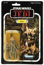 STAR WARS: RETURN OF THE JEDI (1983) - TEEBO 77 BACK-A CARDED ACTION FIGURE.